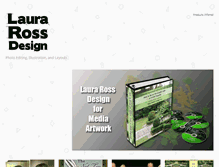 Tablet Screenshot of laurarossdesign.com